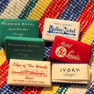 Vintage Soap Collection with Various‎ Motel Logos MCM